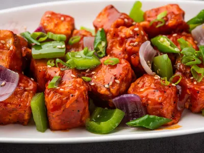 Chilli Paneer (Dry)