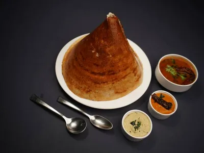 Crispy ghee roast dosa