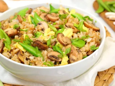 Mushroom Fried Rice