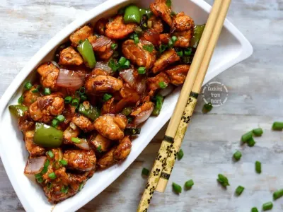 Mushroom Manchurian (Dry)