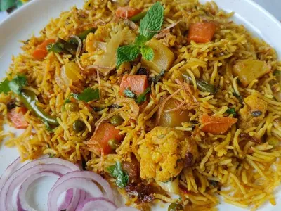 Vegetable biryani